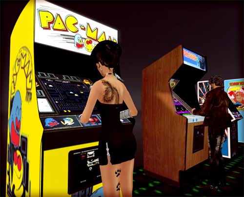 interactive buddy arcade game